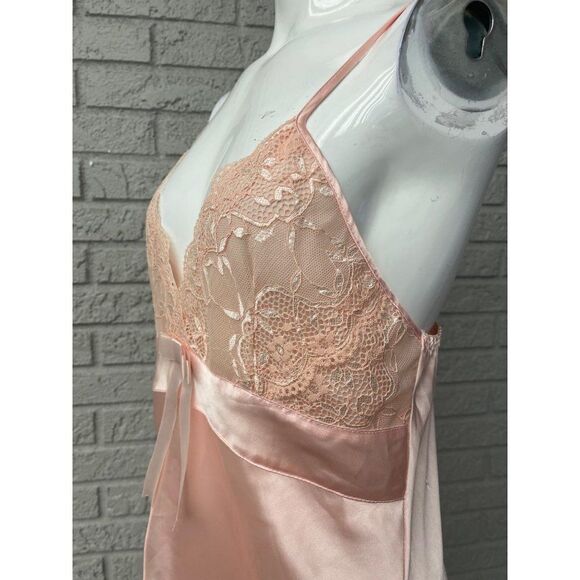 Touch Line peach Lace Layered Lingerie Sleepwear Size L - Picture 7 of 8